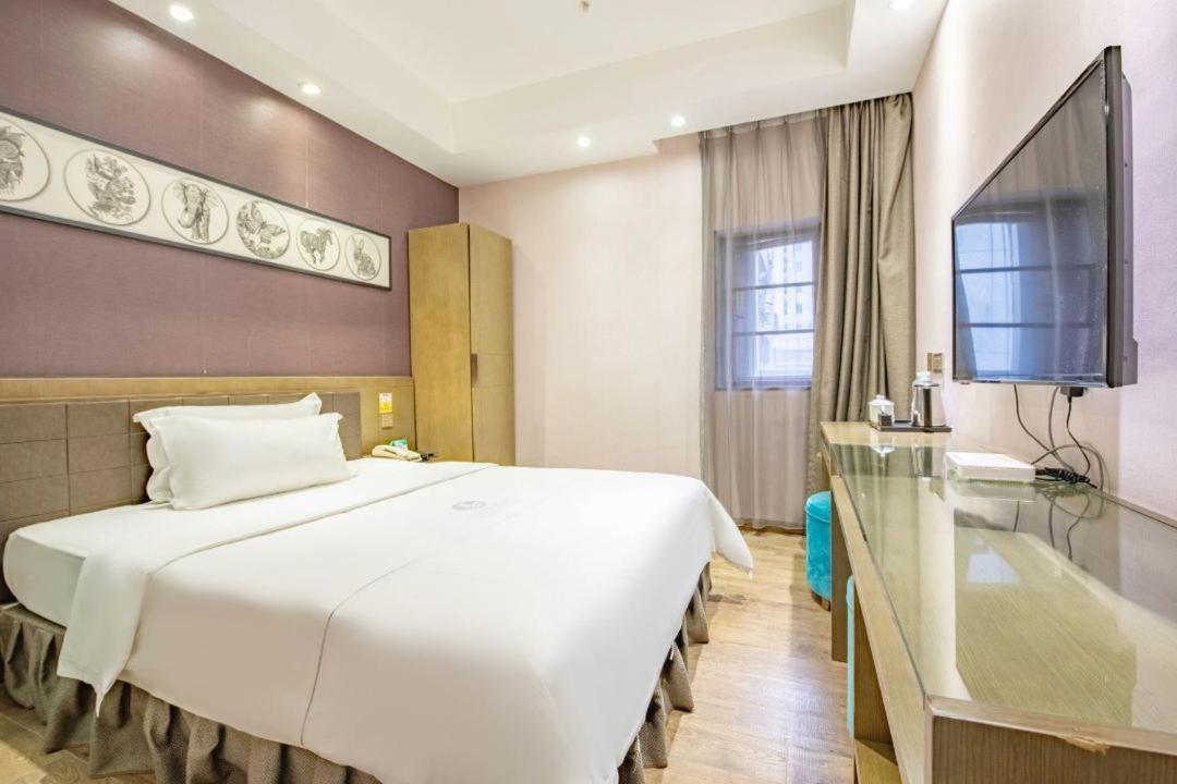 Lnsail Hotel Shenzhen Luohu Port Railway Station Extérieur photo